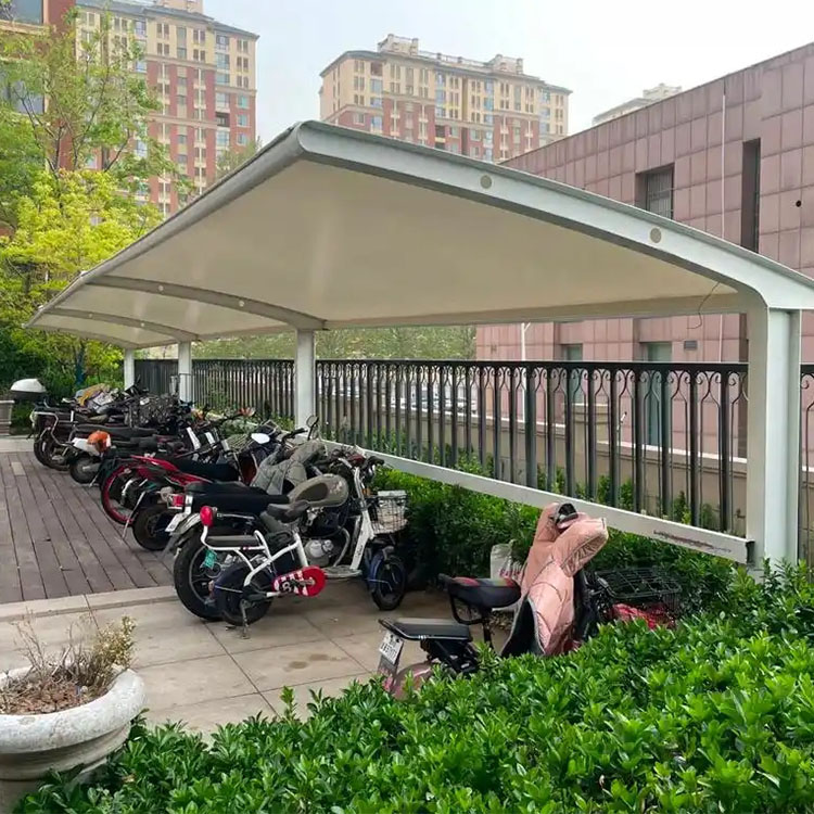 平乐县膜结构电动车棚